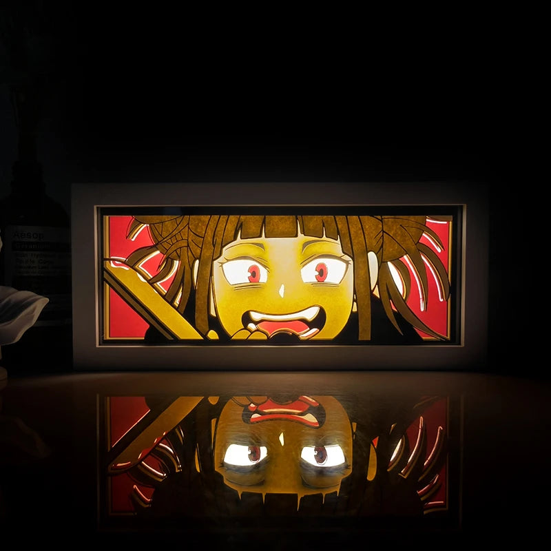 Anime Series Color Paper-Cut Light Remote Control Color Atmosphere Party Decoration Night Light