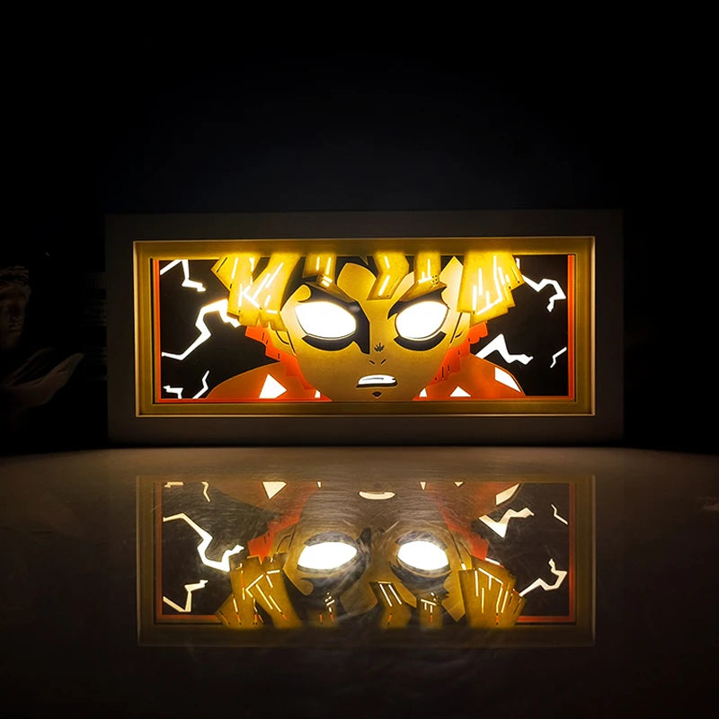 Anime Series Color Paper-Cut Light Remote Control Color Atmosphere Party Decoration Night Light