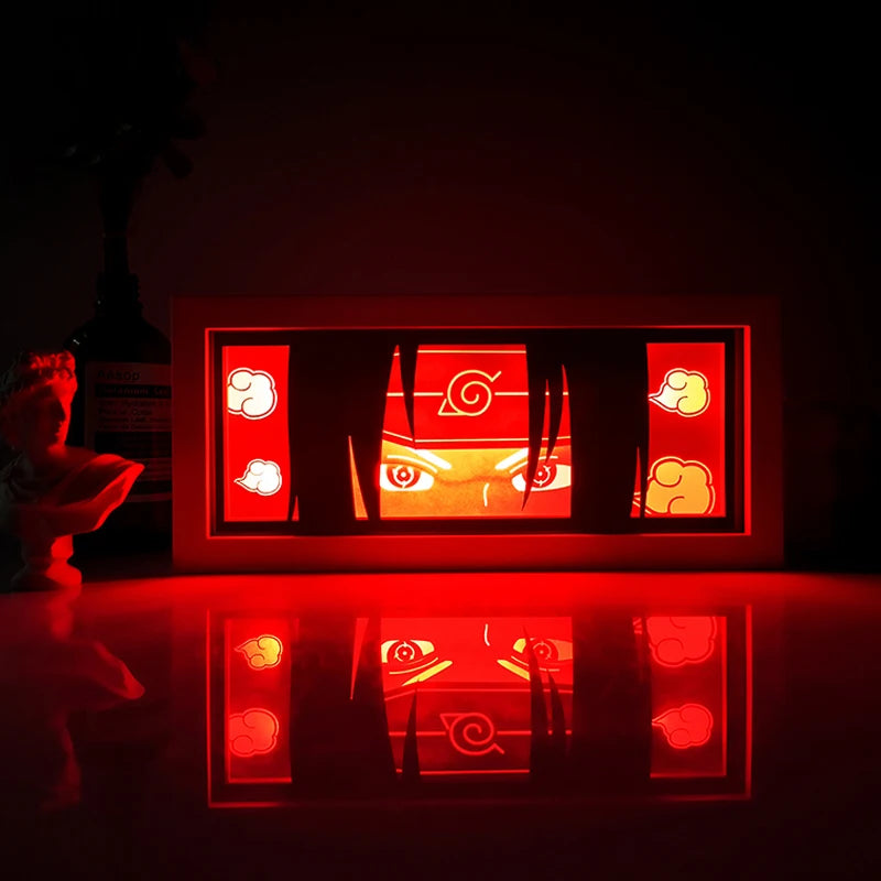 Anime Series Color Paper-Cut Light Remote Control Color Atmosphere Party Decoration Night Light