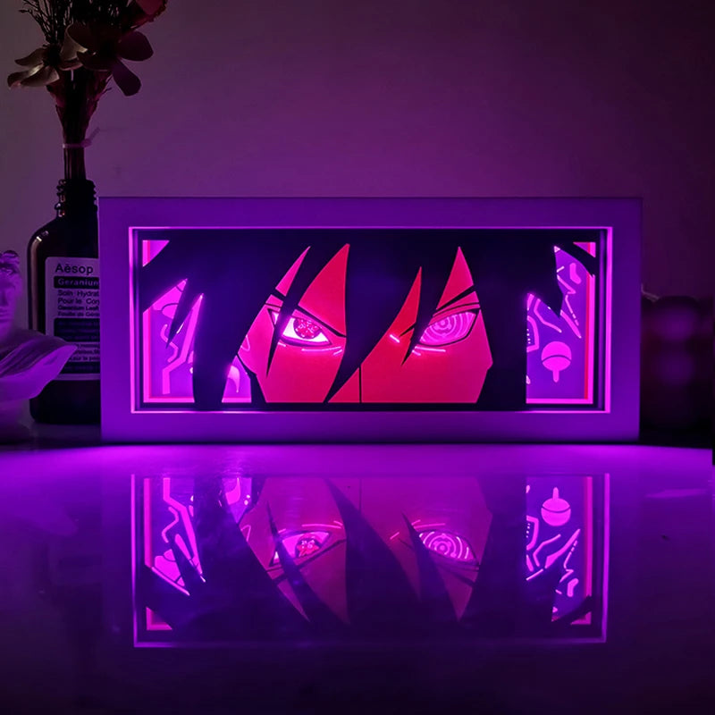 Anime Series Color Paper-Cut Light Remote Control Color Atmosphere Party Decoration Night Light