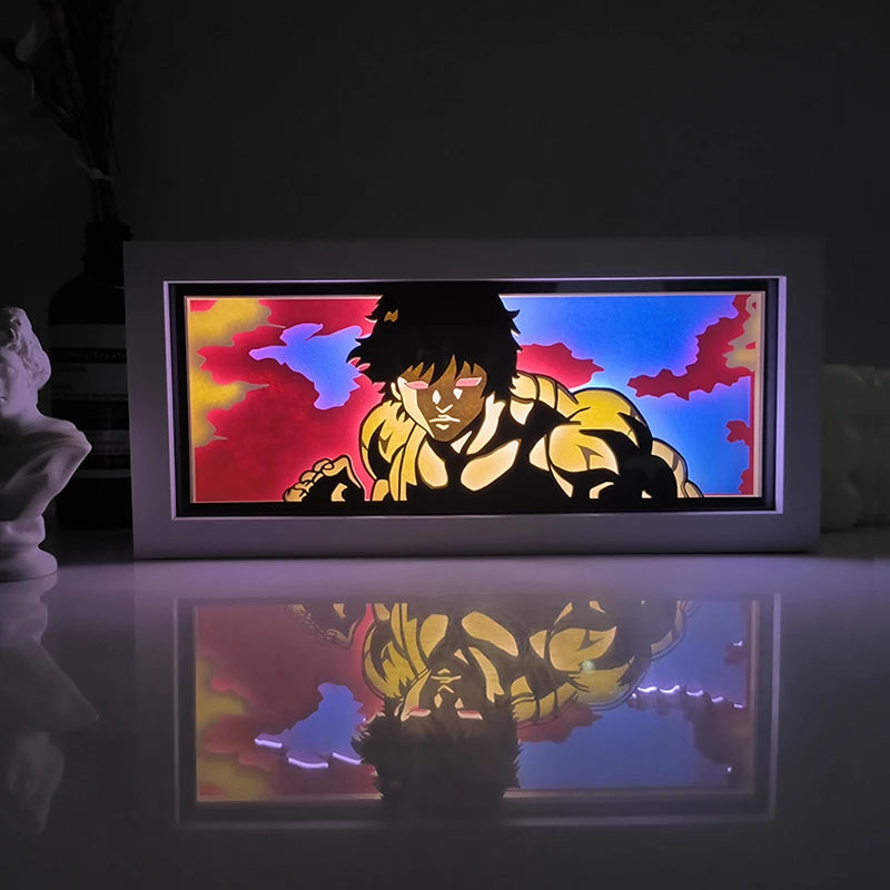 Anime Series Color Paper-Cut Light Remote Control Color Atmosphere Party Decoration Night Light