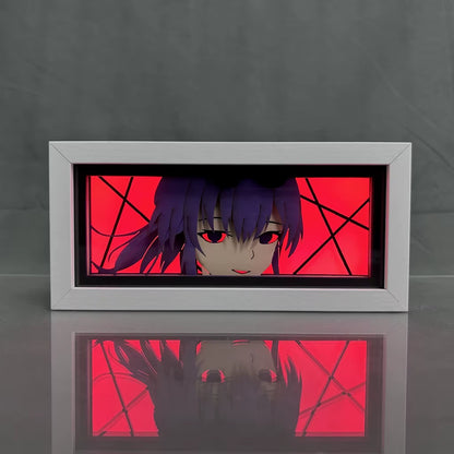 ZDD101-200 Drop Shipping Anime Led Night Light MDF Wood Frame Paper Cut Lightbox for Bedroom Decoration Animation Light Box