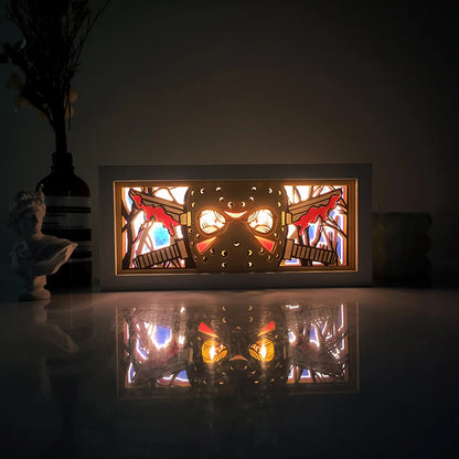 Anime Series Color Paper-Cut Light Remote Control Color Atmosphere Party Decoration Night Light