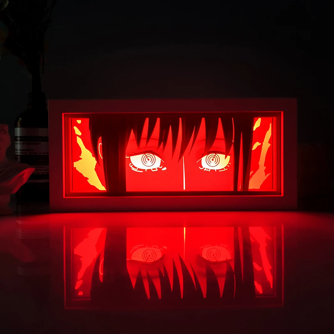 Anime Series Color Paper-Cut Light Remote Control Color Atmosphere Party Decoration Night Light