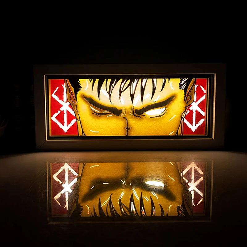 Anime Series Color Paper-Cut Light Remote Control Color Atmosphere Party Decoration Night Light