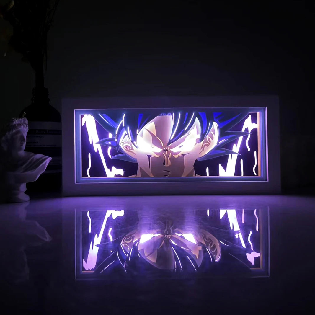 Anime Series Color Paper-Cut Light Remote Control Color Atmosphere Party Decoration Night Light