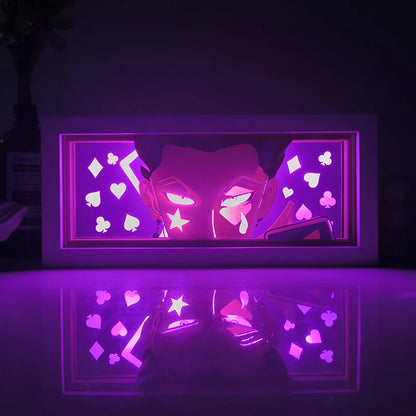 Anime Series Color Paper-Cut Light Remote Control Color Atmosphere Party Decoration Night Light