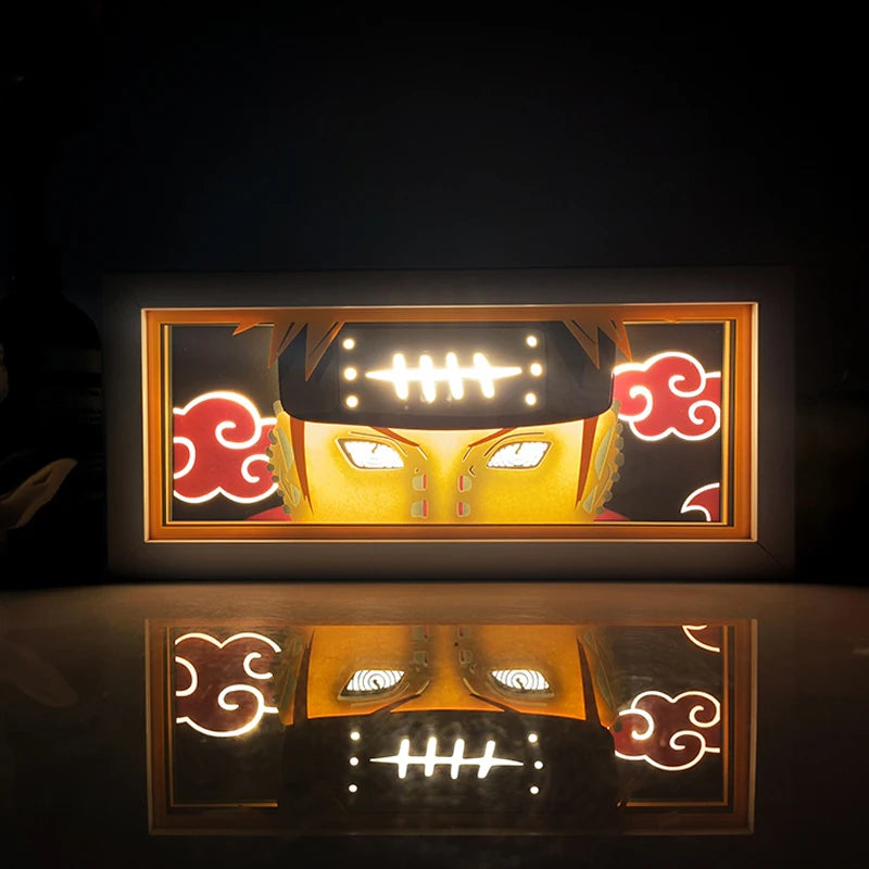 Anime Series Color Paper-Cut Light Remote Control Color Atmosphere Party Decoration Night Light