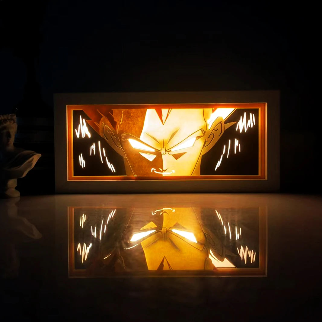 Anime Series Color Paper-Cut Light Remote Control Color Atmosphere Party Decoration Night Light