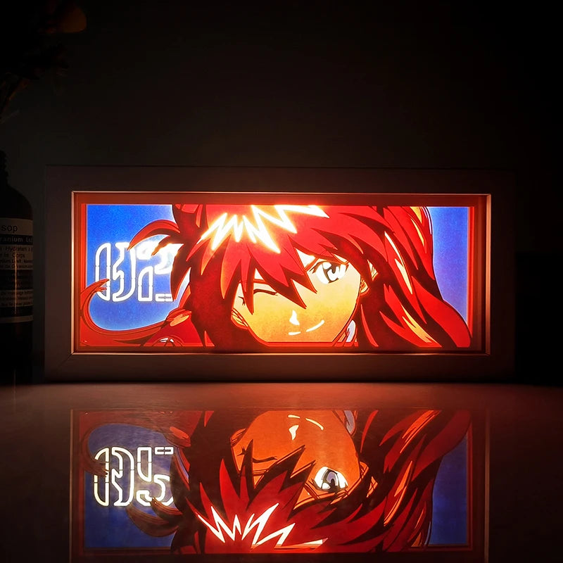 Anime Series Color Paper-Cut Light Remote Control Color Atmosphere Party Decoration Night Light