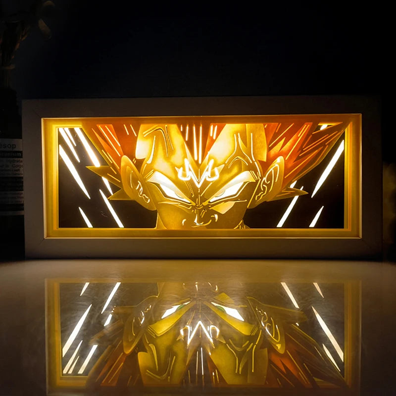 Anime Series Color Paper-Cut Light Remote Control Color Atmosphere Party Decoration Night Light