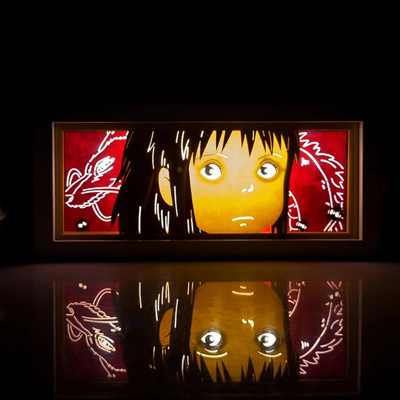 Anime Series Color Paper-Cut Light Remote Control Color Atmosphere Party Decoration Night Light