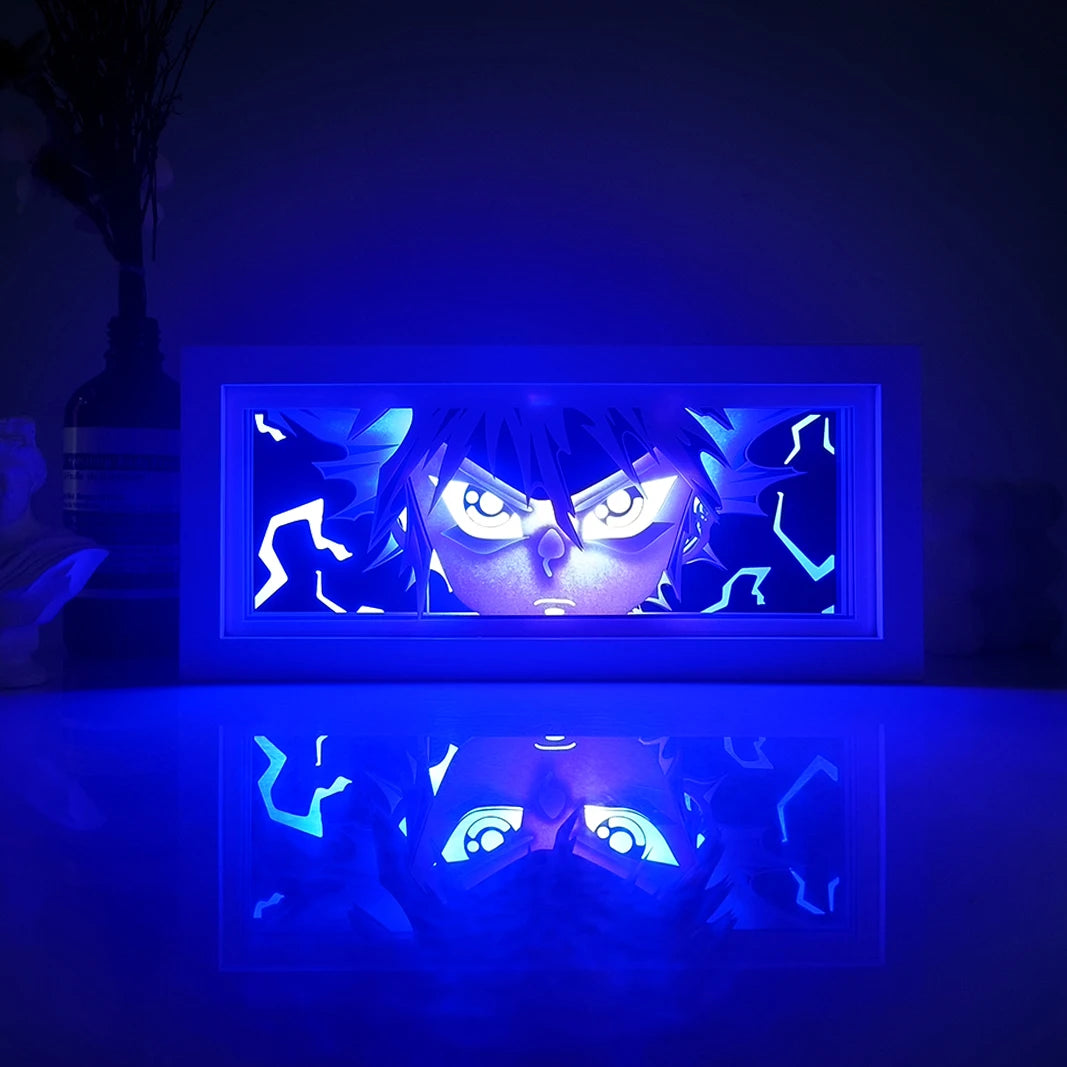 Anime Series Color Paper-Cut Light Remote Control Color Atmosphere Party Decoration Night Light